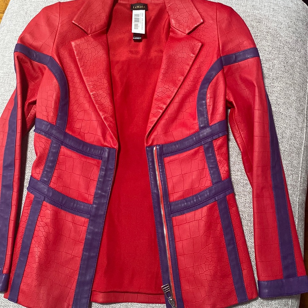 Vintage Red leather jackets
